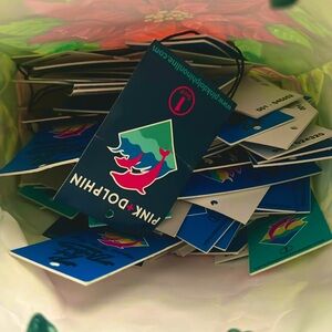 Pink Dolphin clothing tags